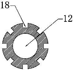 Structure used for motor rotor cooling