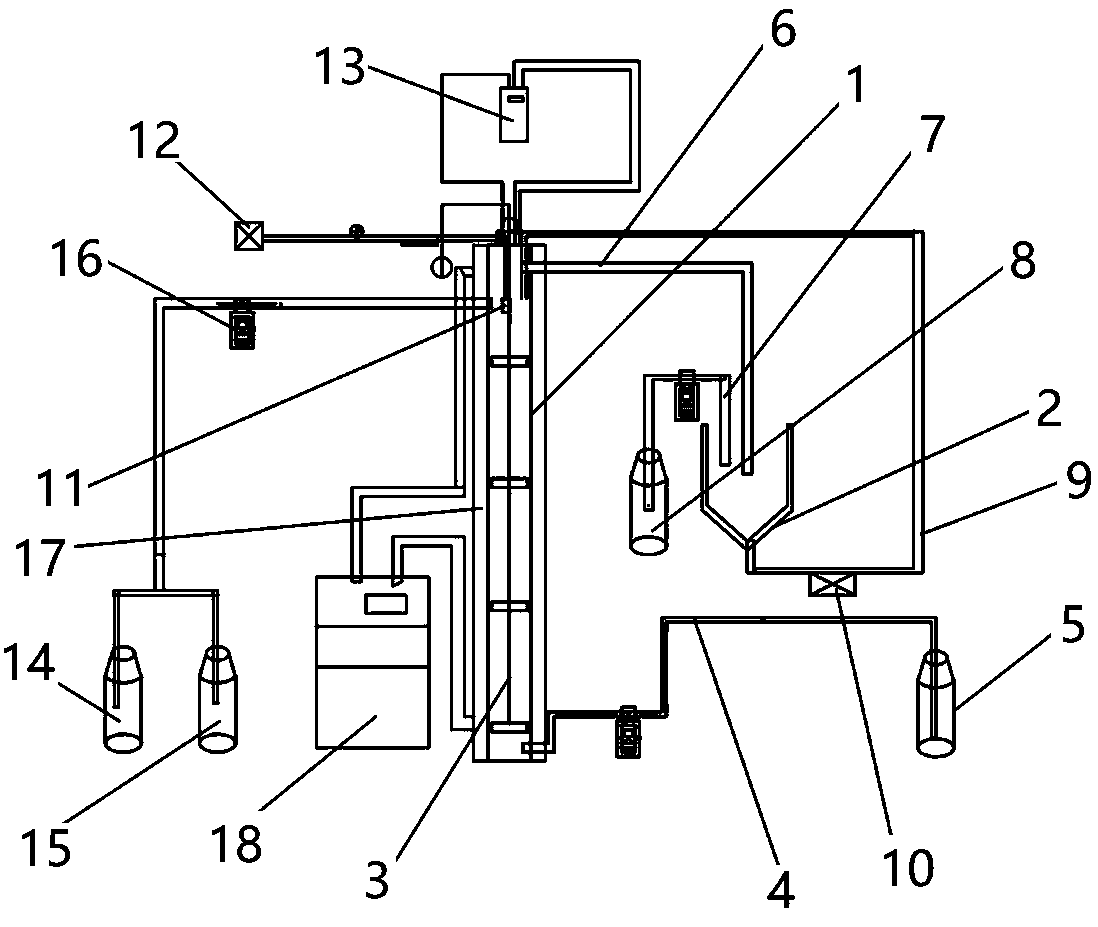 System and method for accumulating nitrite nitrogen in partial nitrification process