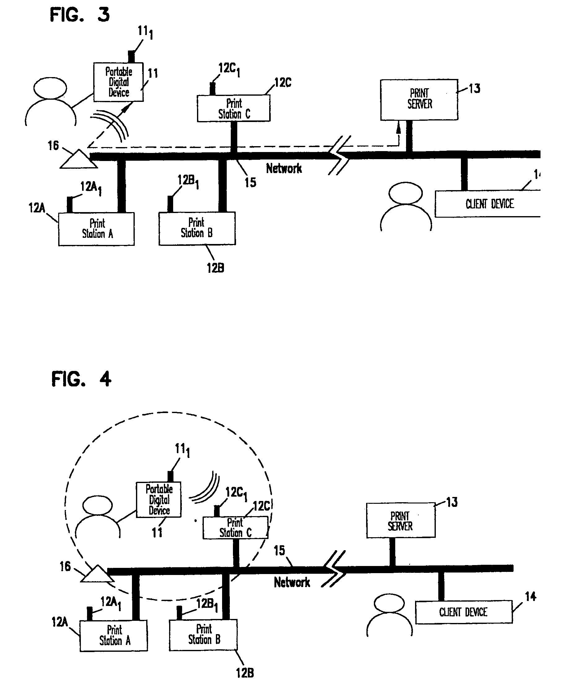 Wireless remote printing system and method