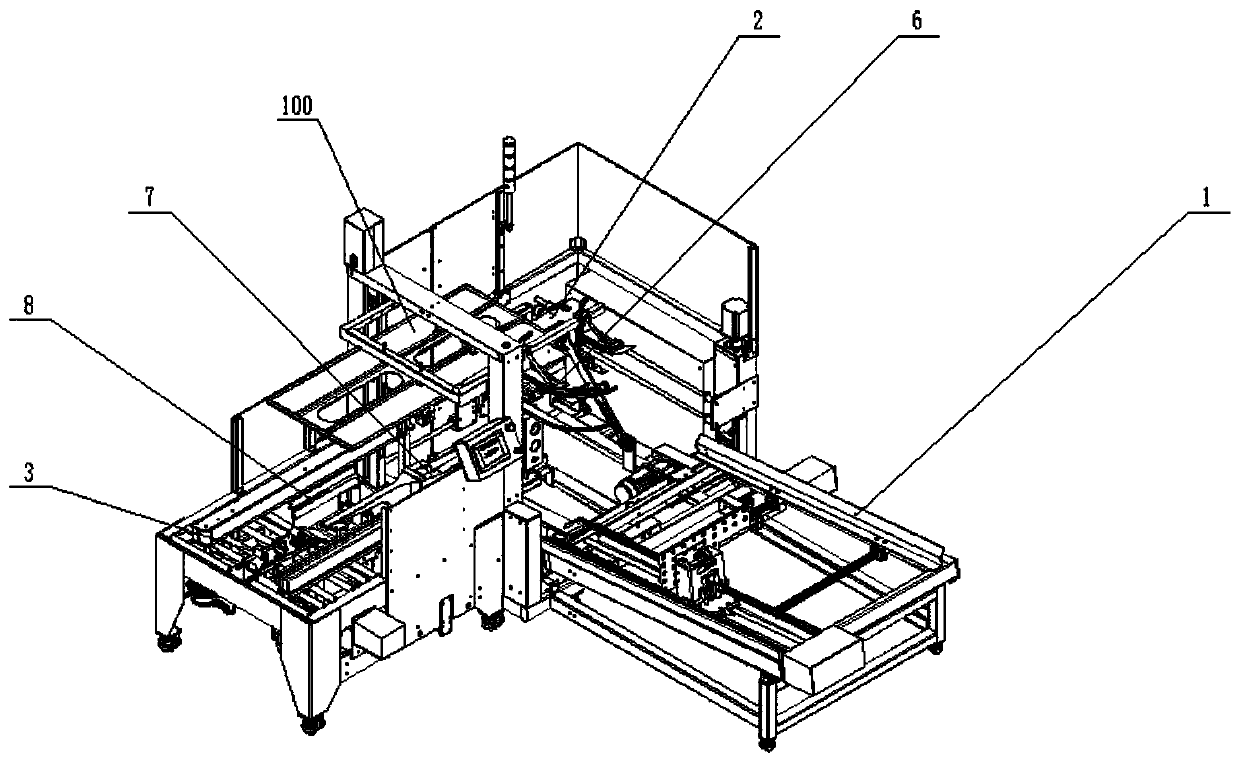 Intelligent high-speed unpacking machine