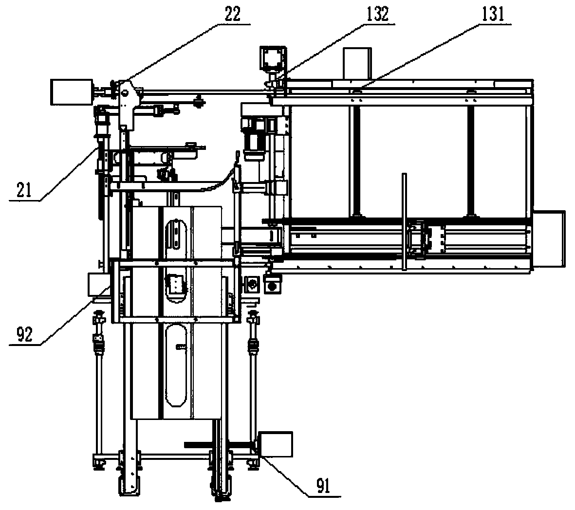 Intelligent high-speed unpacking machine