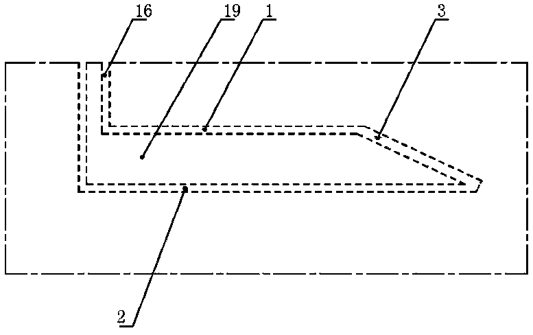 Steeply pitching seam mining method