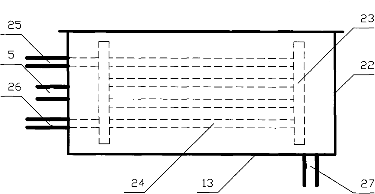 A heat pump hot-water unit for recovering food grade residual heat recovery