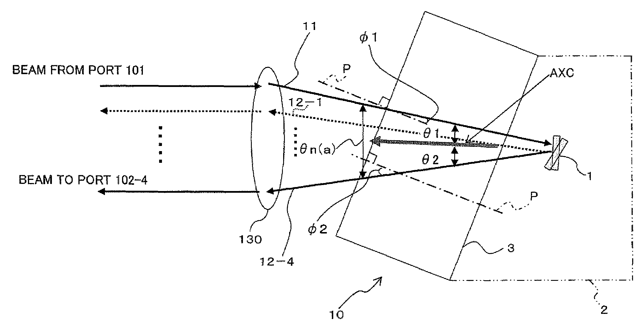 Mirror device and optical apparatus