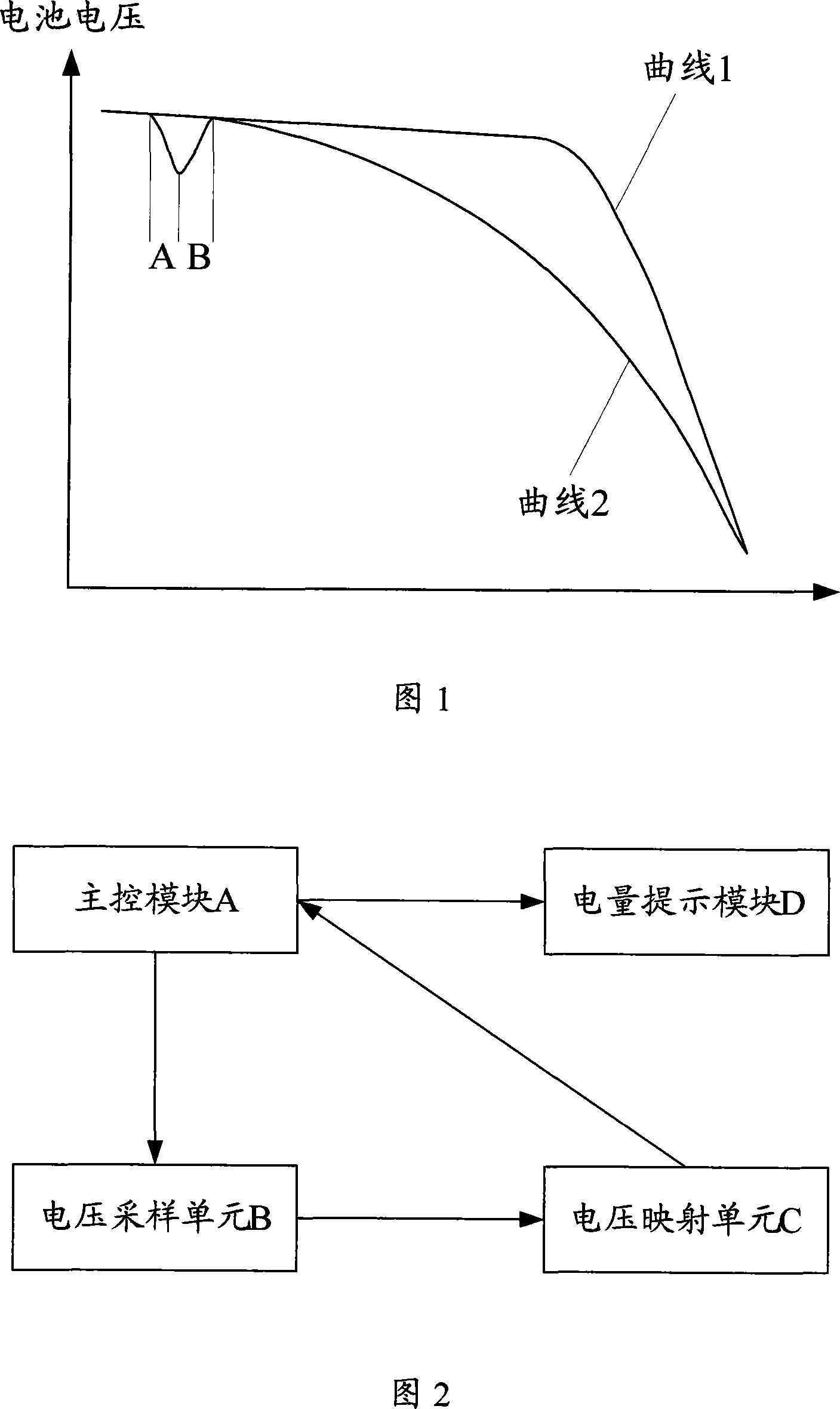 Battery electric quantity detecting method and device