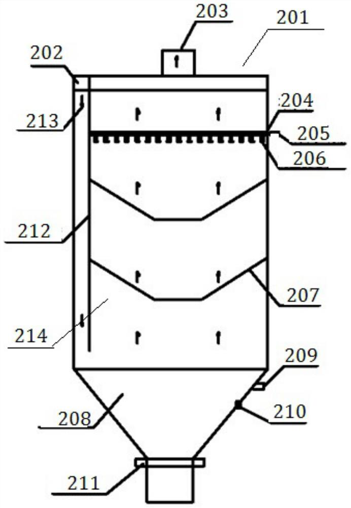 A water mist dust removal system