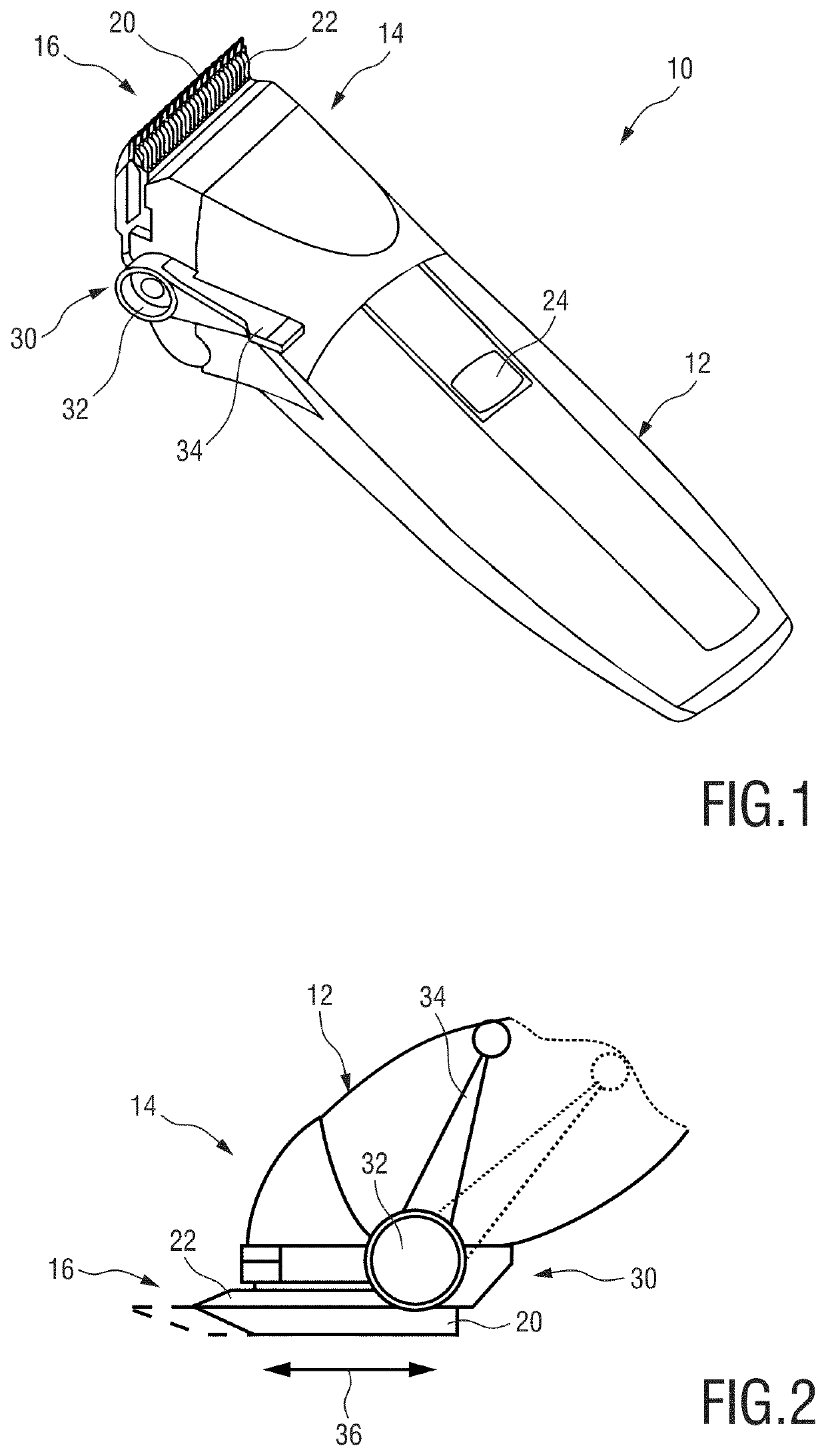 Blade set manufacturing method, blade set and hair cutting appliance