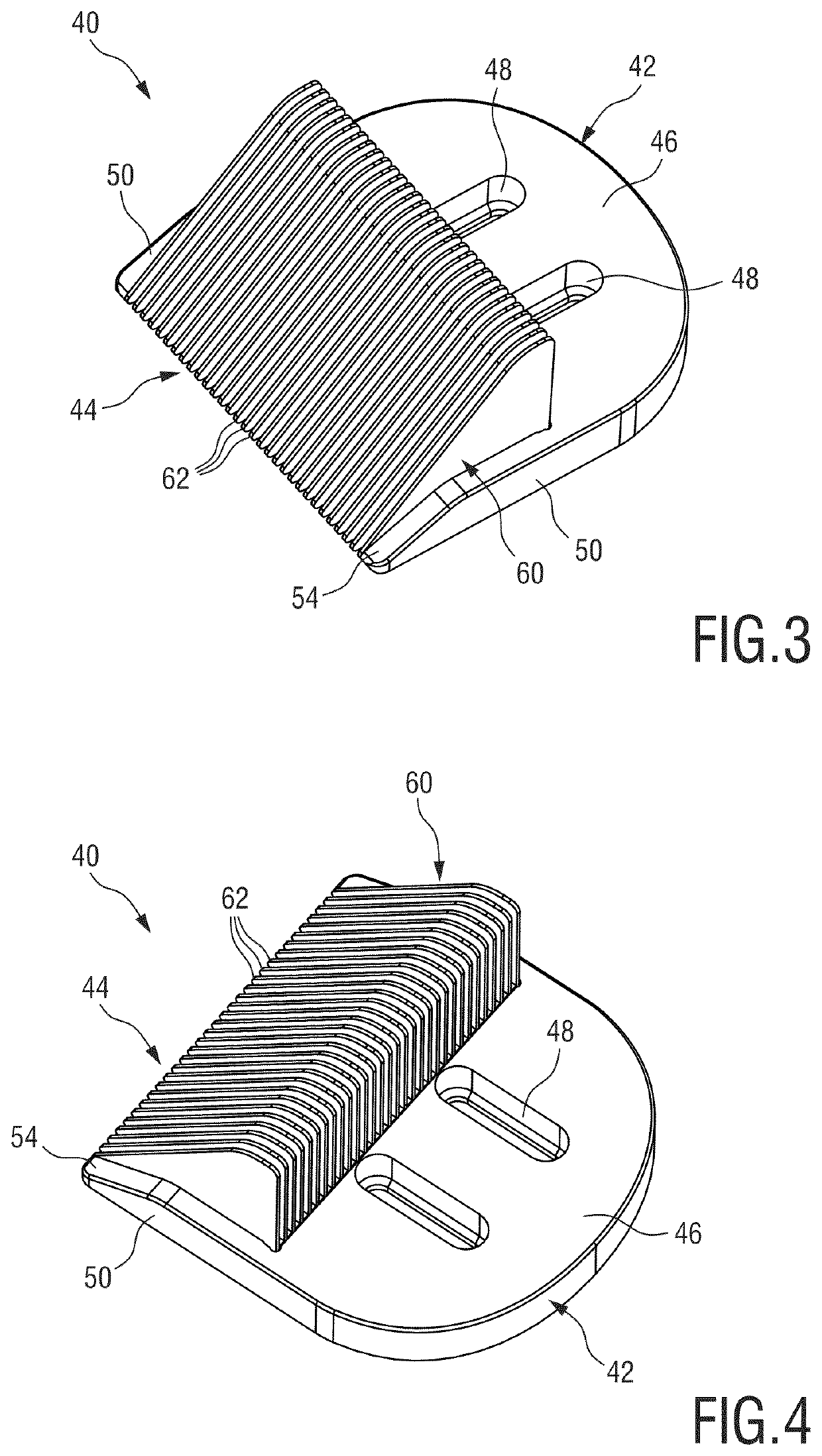 Blade set manufacturing method, blade set and hair cutting appliance