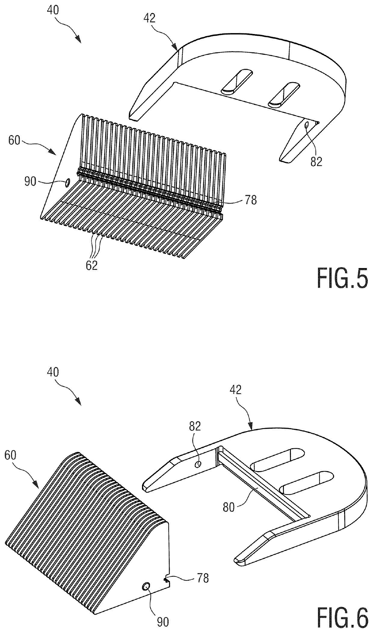 Blade set manufacturing method, blade set and hair cutting appliance