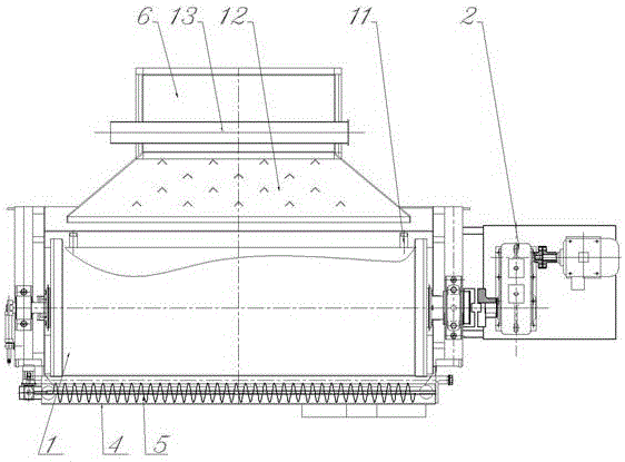 A wear-resistant and anti-clogging permanent magnet wet coarse pre-selection magnetic separator