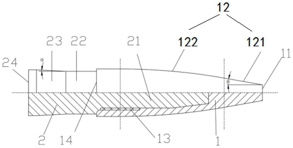 Supercavitation bullet