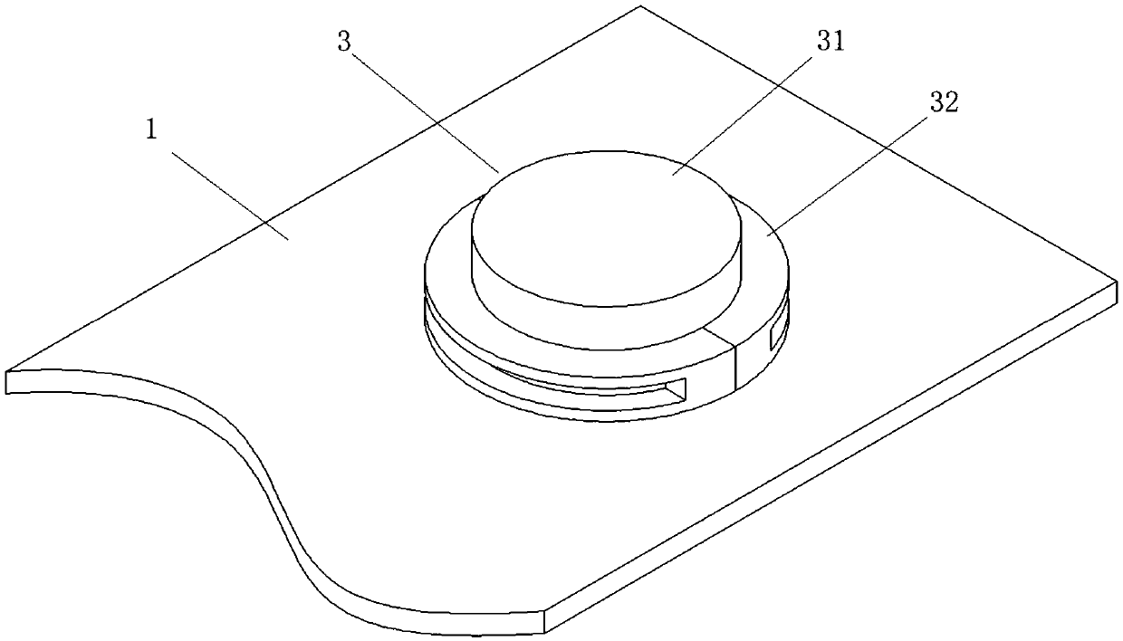 Explosive welding support device and application thereof