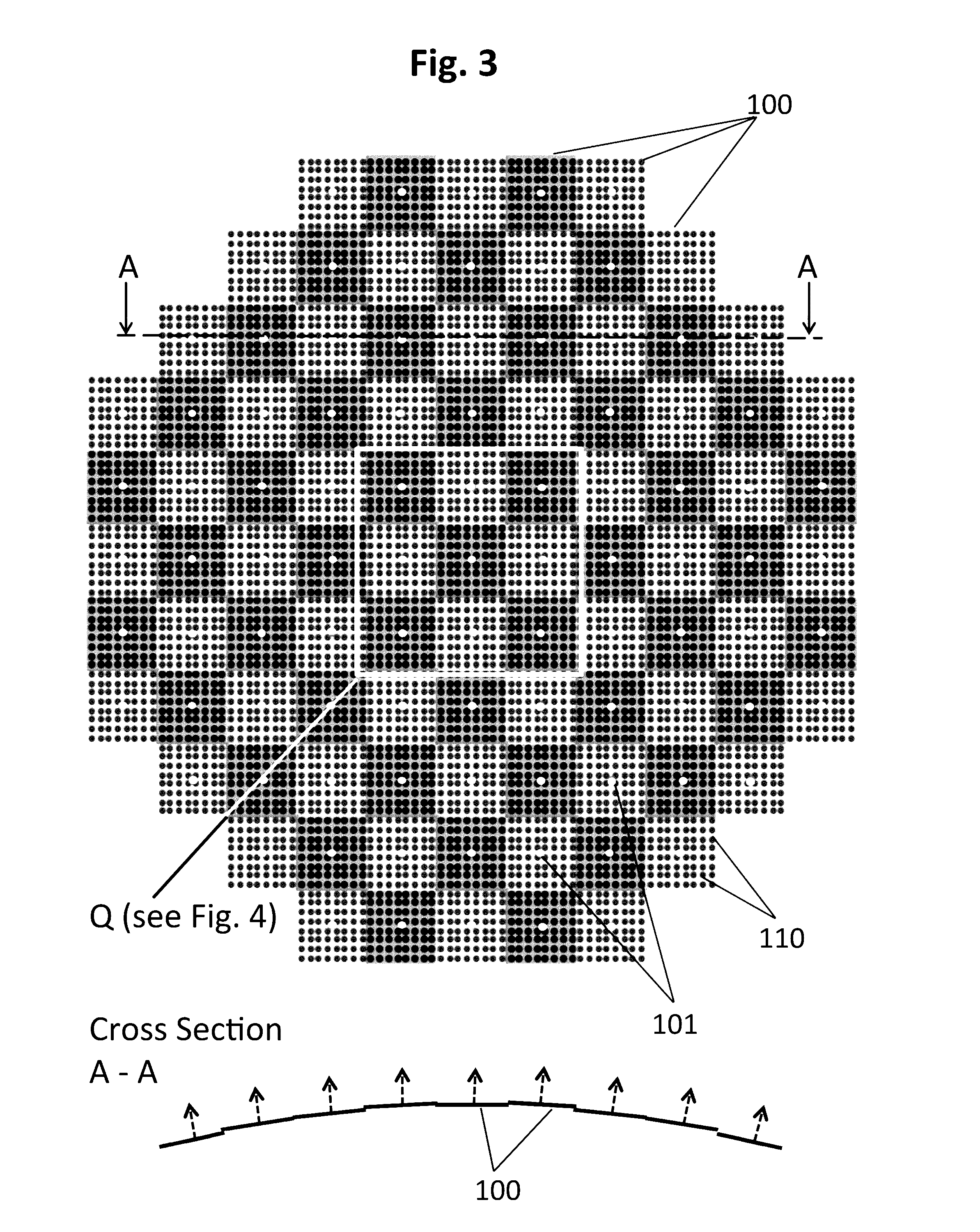 Dual-band phased array antenna with built-in grating lobe mitigation