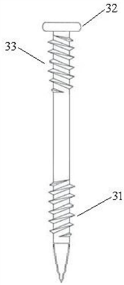 Enhanced external hanging piece for laying medium and large wall tiles and application of enhanced external hanging piece