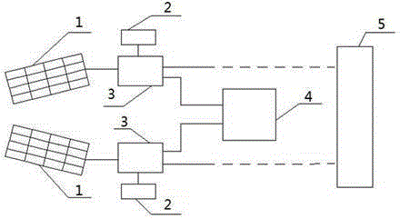 Capacitive buffering and collecting system for independent solar or wind power generation