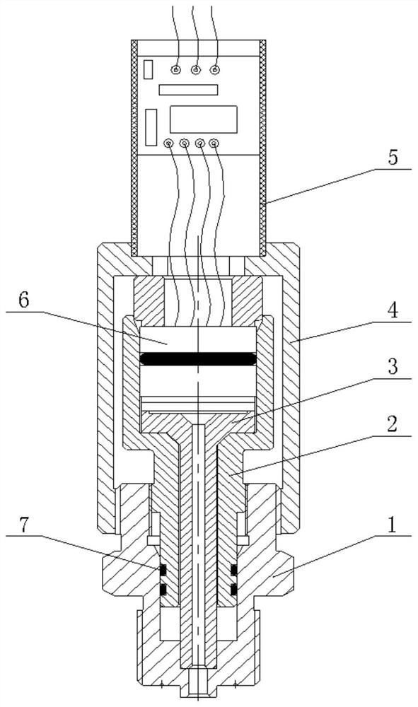 Device convenient to disassemble, reliable in sealing and suitable for pressure transmitter spare part test