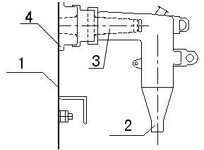 Full-sealed side wire outlet type amorphous alloy transformer