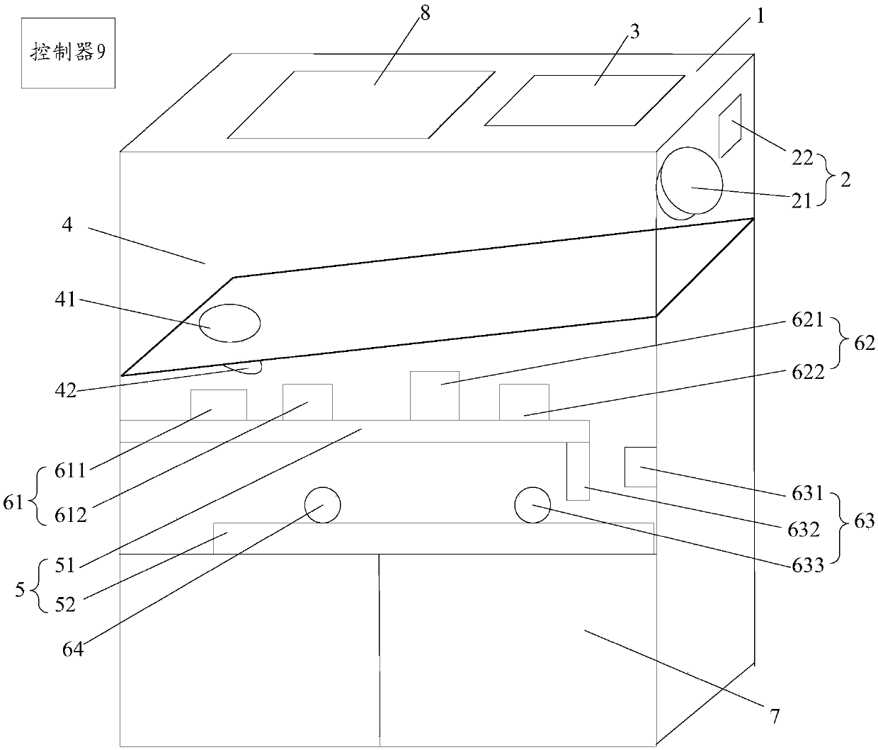 A kind of automatic sorting garbage bin