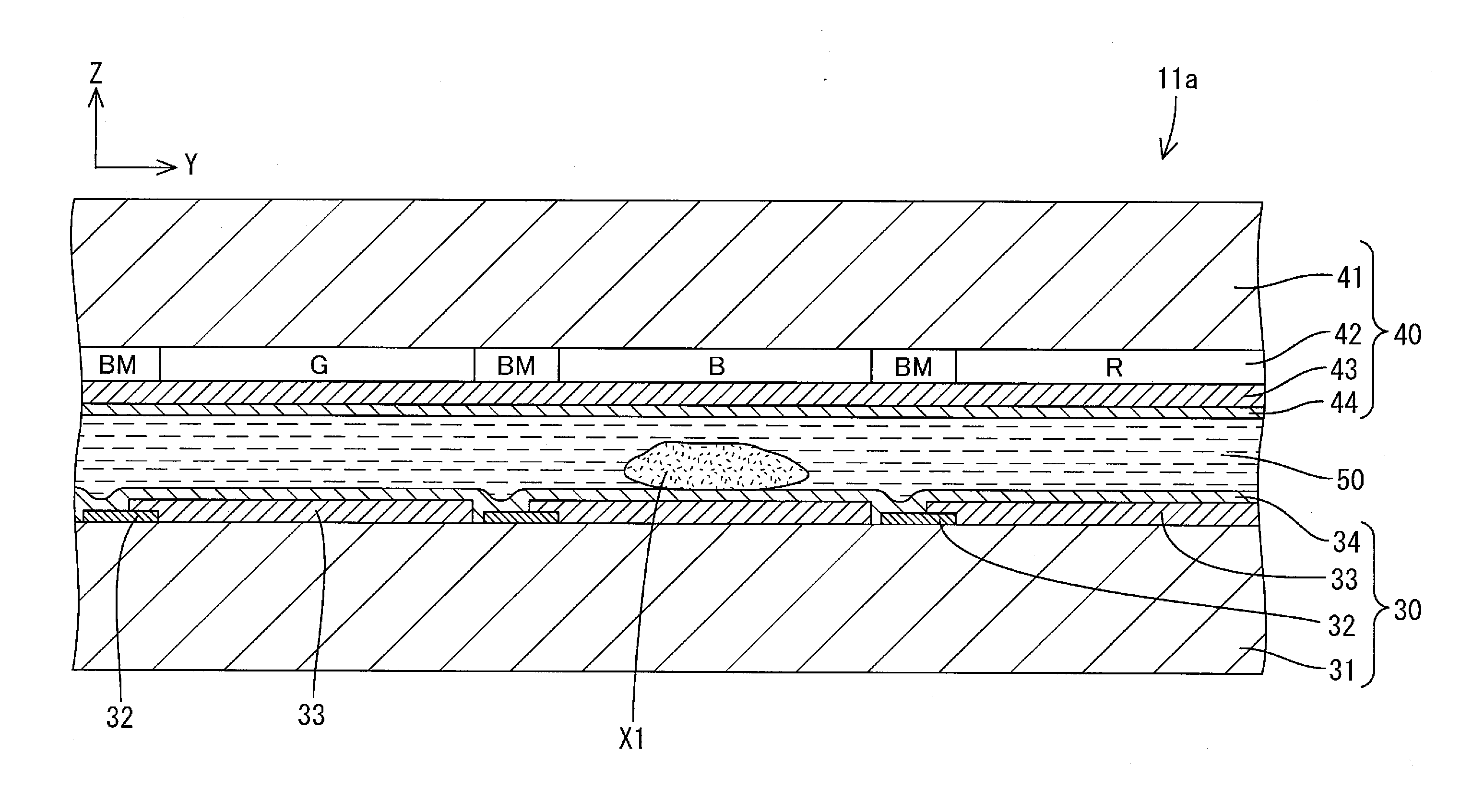 Liquid crystal panel, liquid crystal display device, television device, and method of manufacturing liquid crystal panel