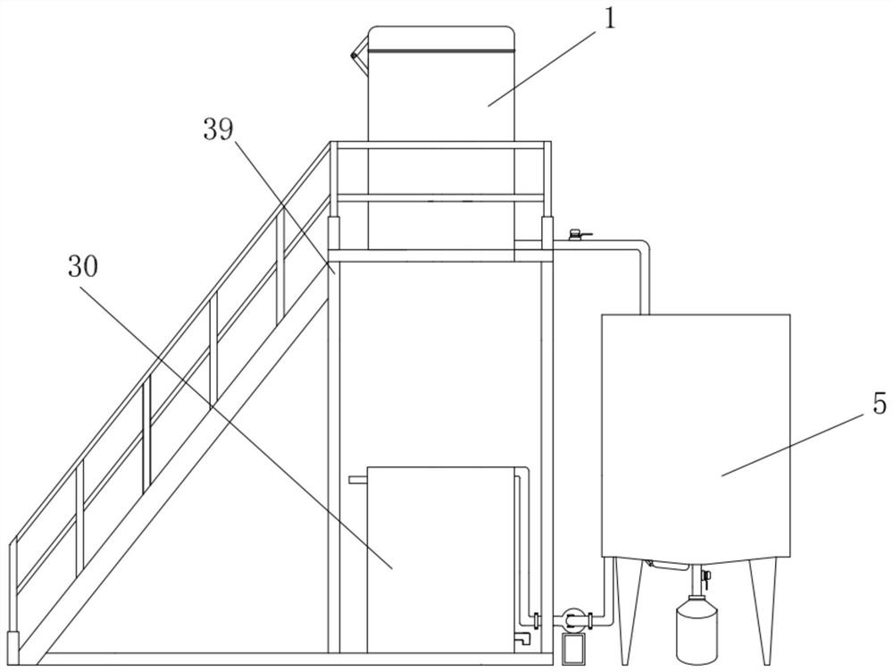 Acidification oil-water purification energy-saving device