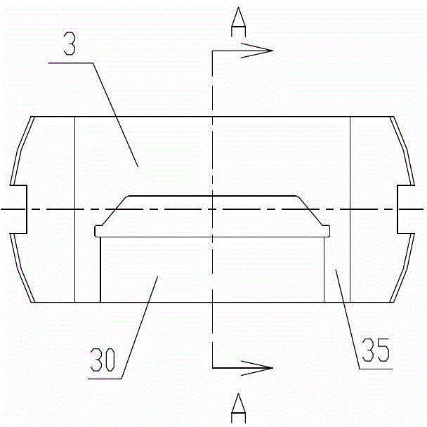 Forming mold for shutter