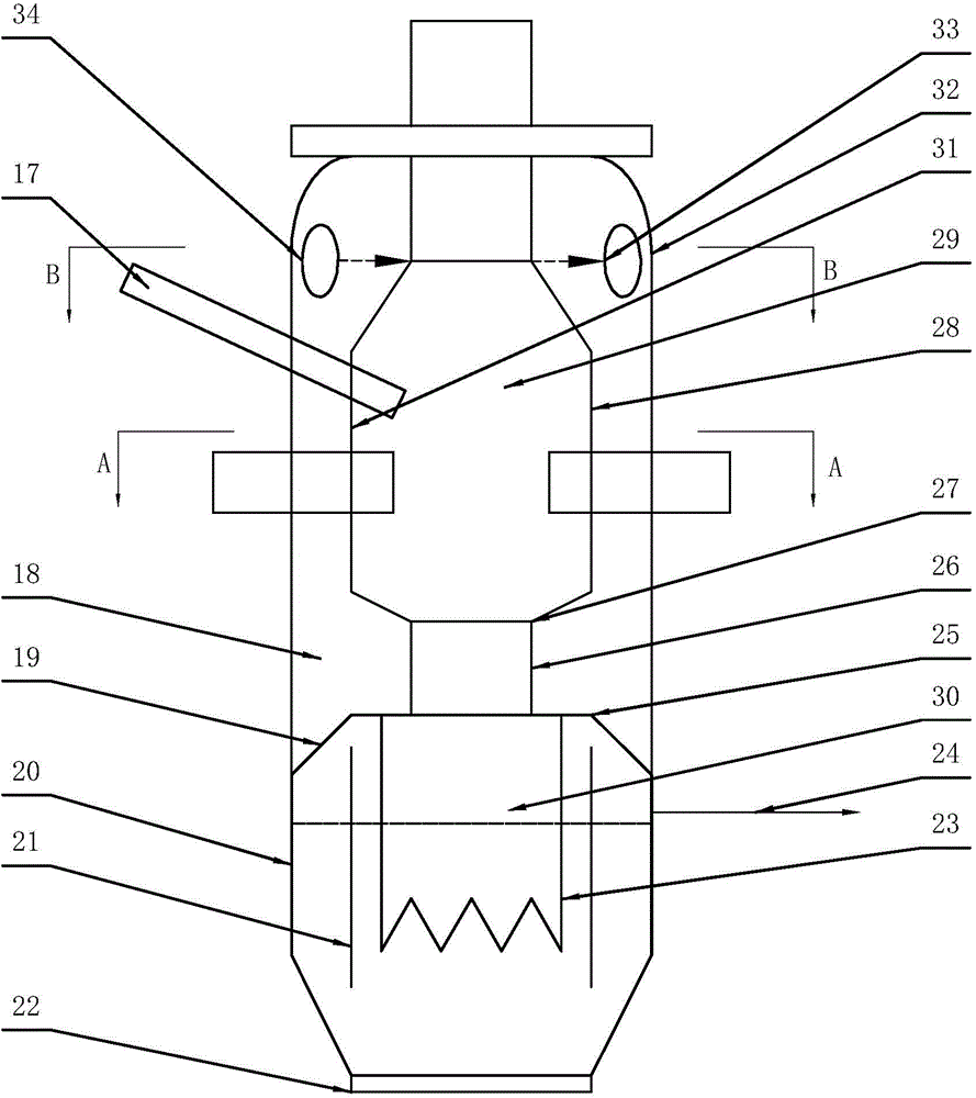 Pressure gasification process for simultaneously gasifying powdered coal and coal water slurry