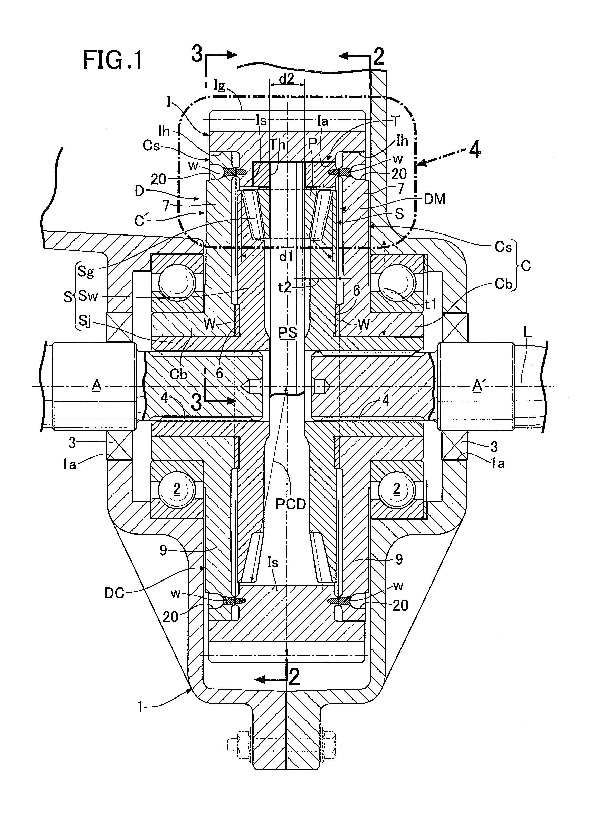 Differential device