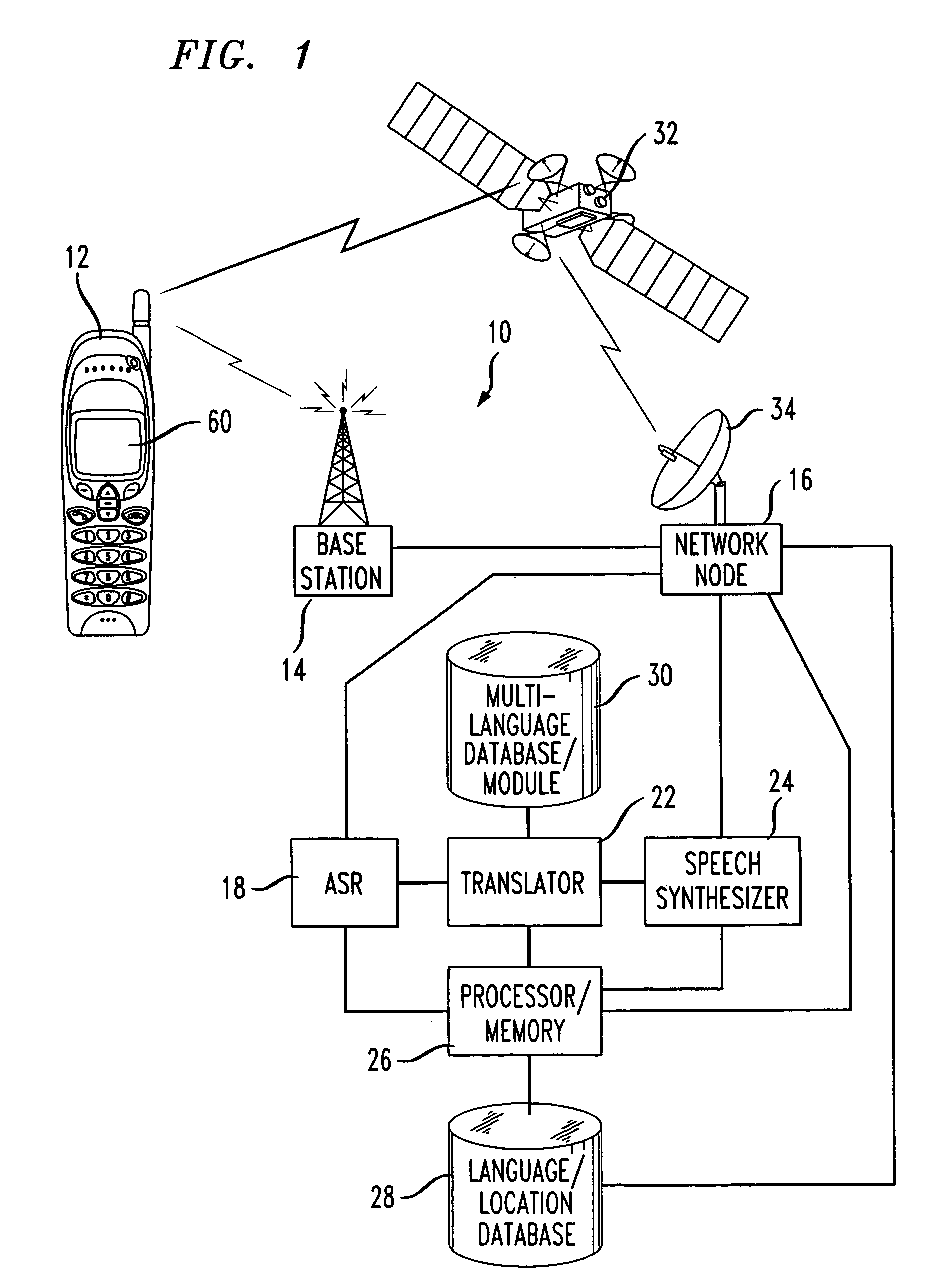 System and method of ubiquitous language translation for wireless devices