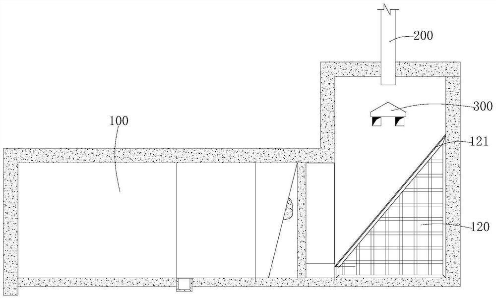 Gangue filling underground system