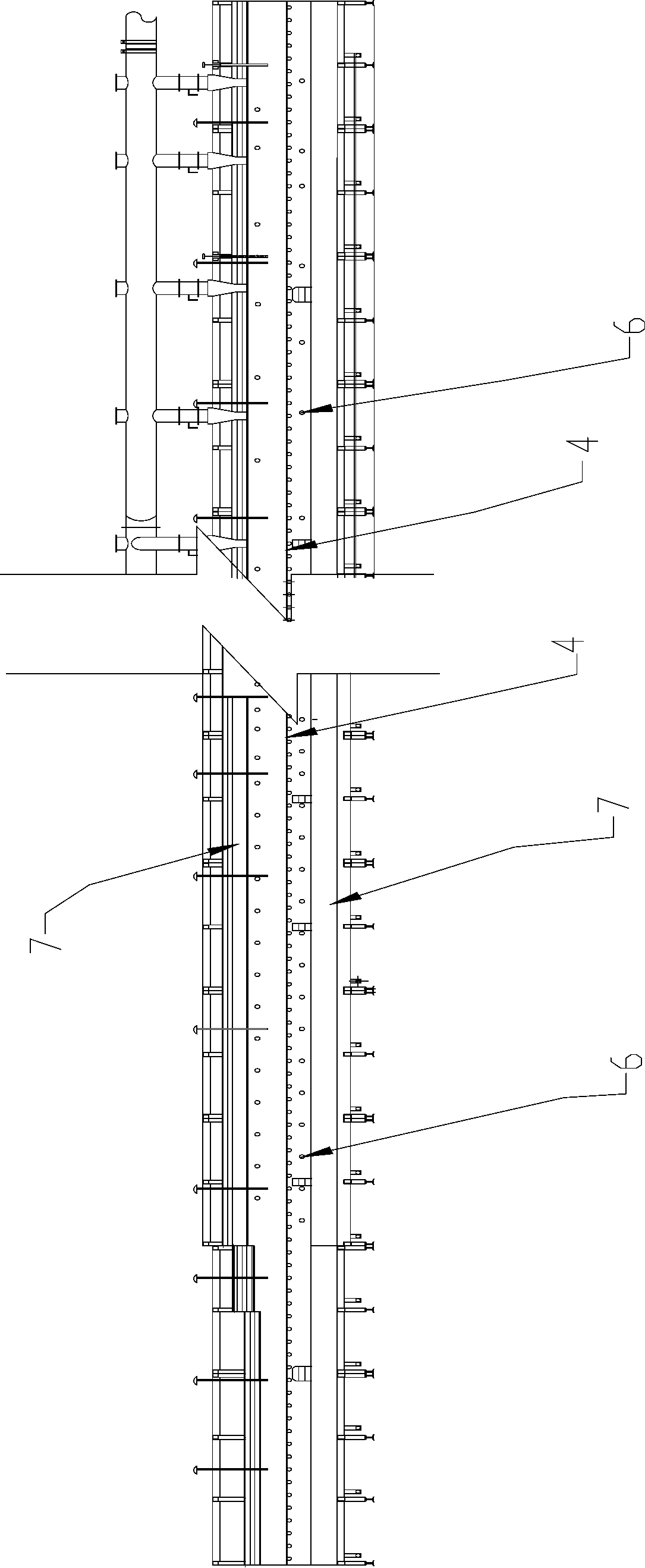 Honeycomb type SCR denitration catalyst calcining furnace and method for drying SCR denitration catalyst