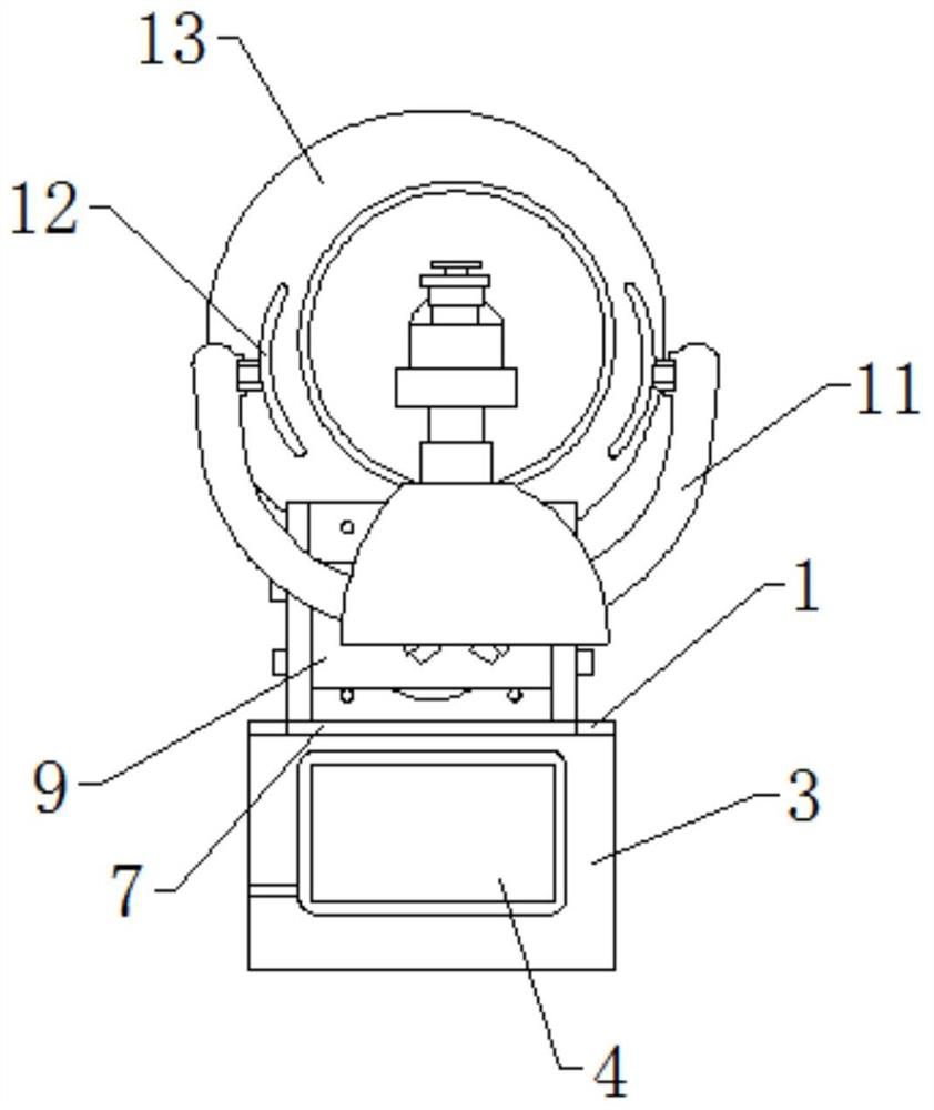 Automatic pressing device of artificial respiration air bag