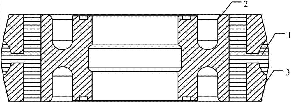 Sandwich bidirectional damping wheel