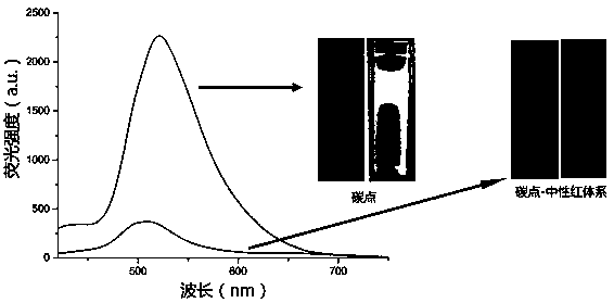 Color/fluorescence double signal visible rapid nitrite detection method, and applications thereof