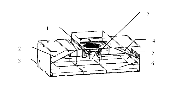 Vertical laminar flow system of microenvironment