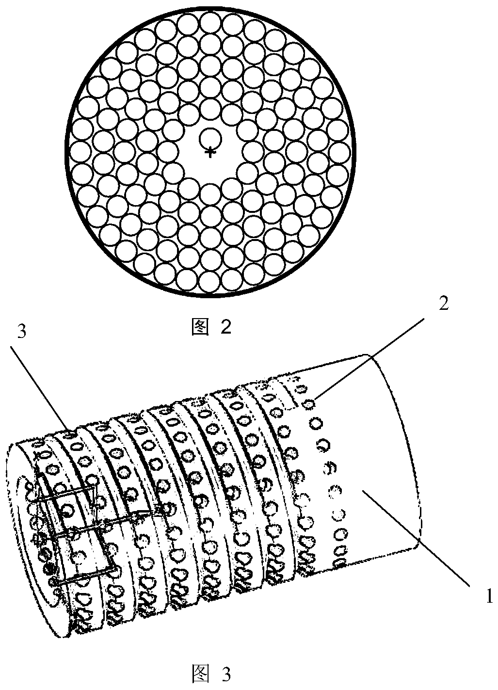 Mold and method for preparing ceramic matrix composite coil spring of SiC fiber