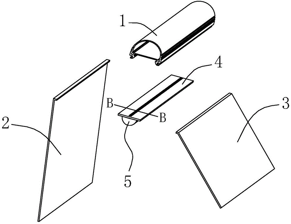 Light-emitting diode (LED) blackboard lamp