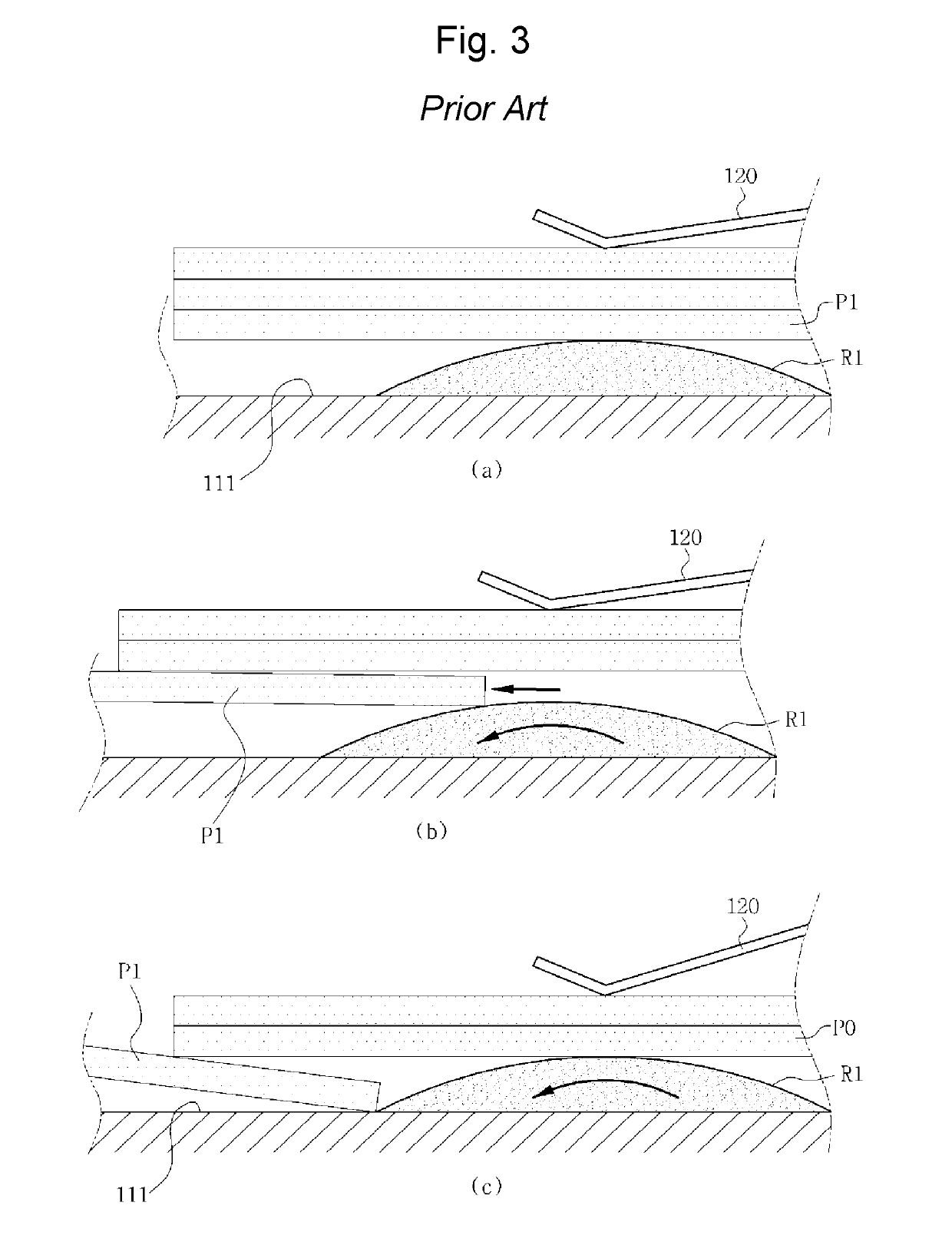 Paper feeding device for printer