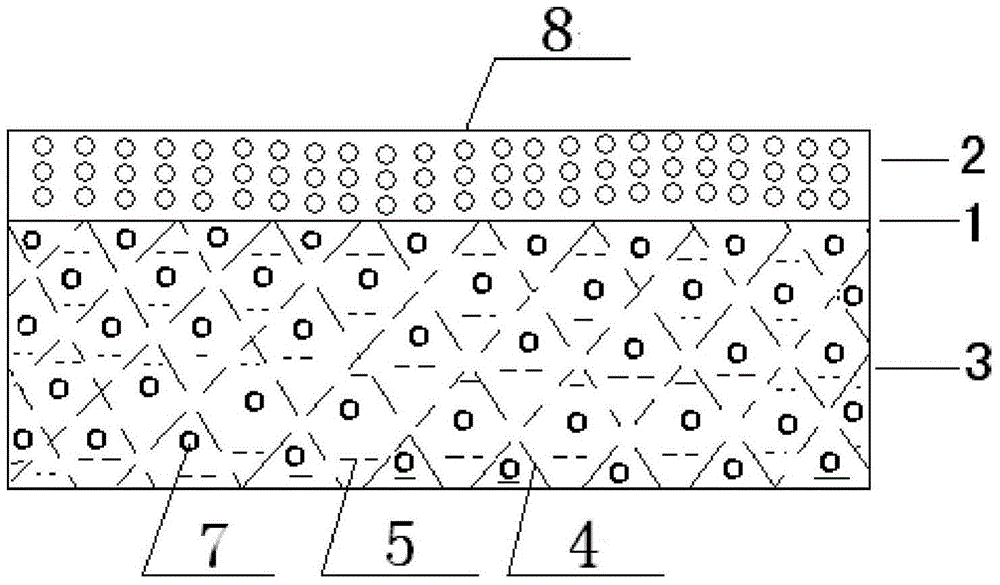 Anti-ion type composite moisture absorption core