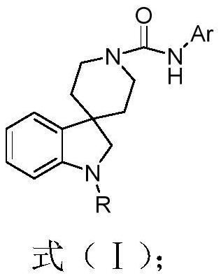 Indoline piperidine urea TRPV1 antagonistic and MOR agonistic double-target drug as well as preparation method and application thereof