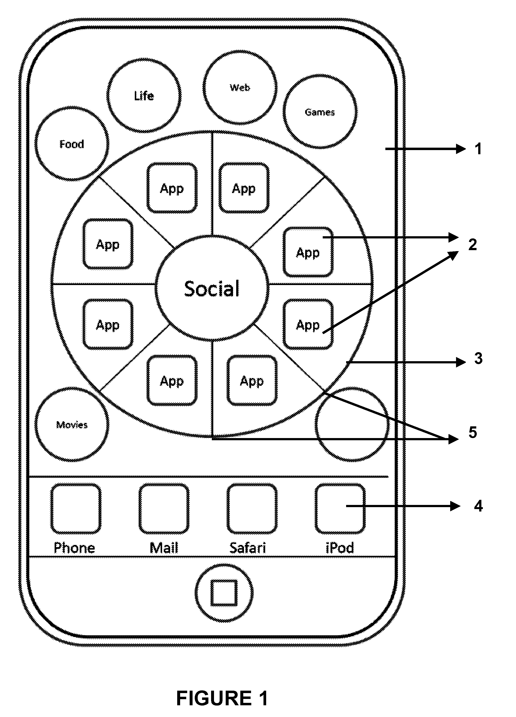 Mobile applications spin menu