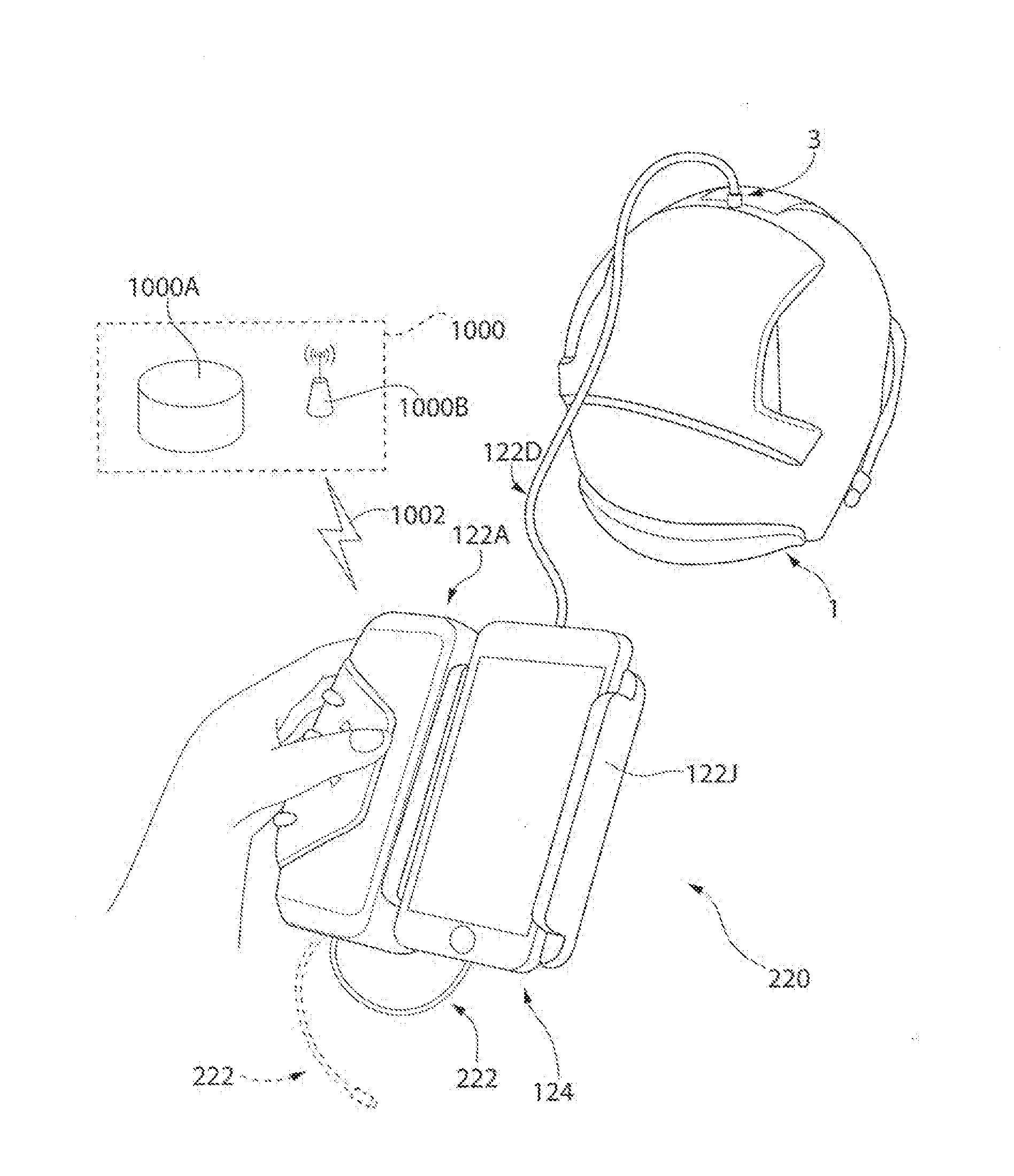 Automated helmet gas bladder maintenance system and method