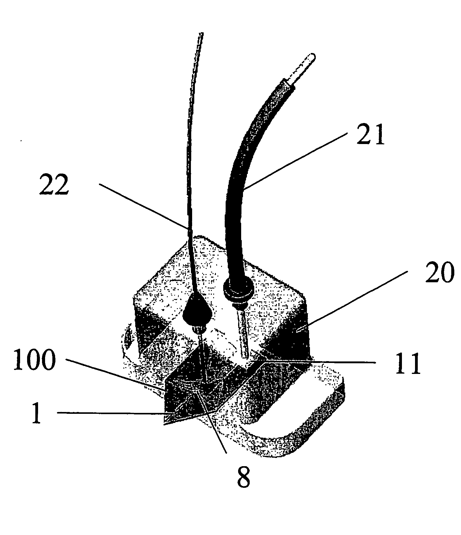 Apparatus for Dispensing a Sample in Electrospray Mass Spectrometers