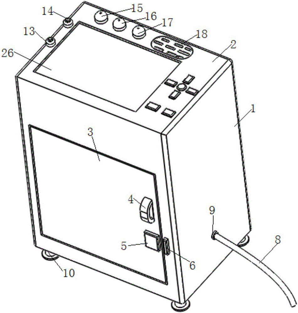 Control cabinet for refrigeration house