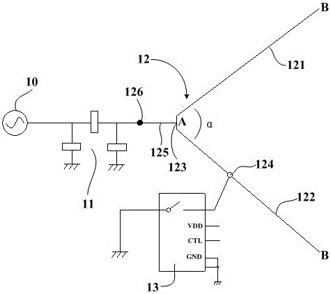 Antenna device capable of reconstructing directional diagram and intelligent communication terminal