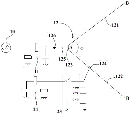 Antenna device capable of reconstructing directional diagram and intelligent communication terminal