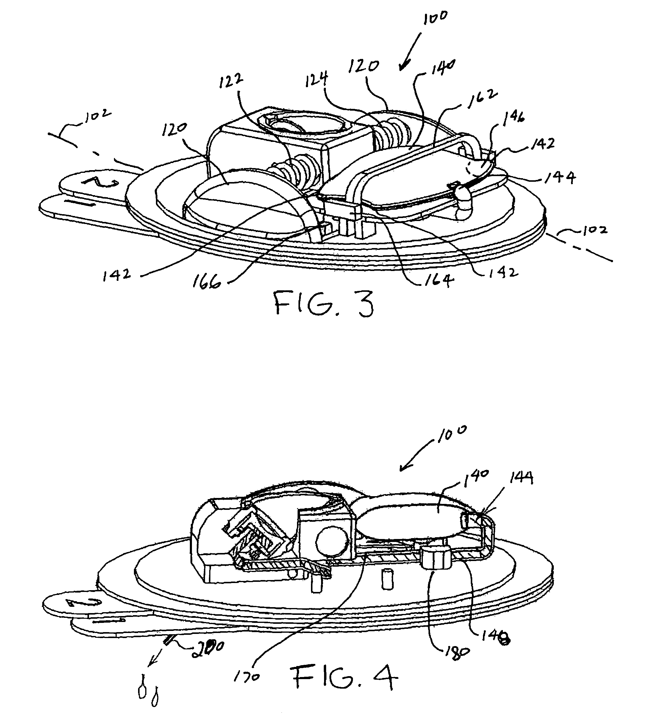 Disposable infusion device with linear peristaltic pump