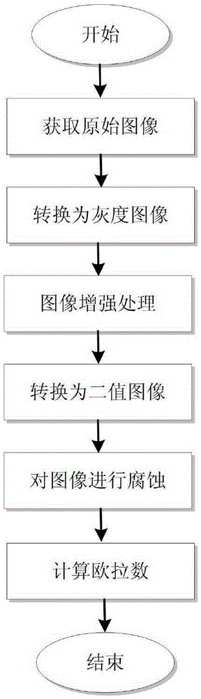 Method for counting number of reinforced steel bars based on computer vision