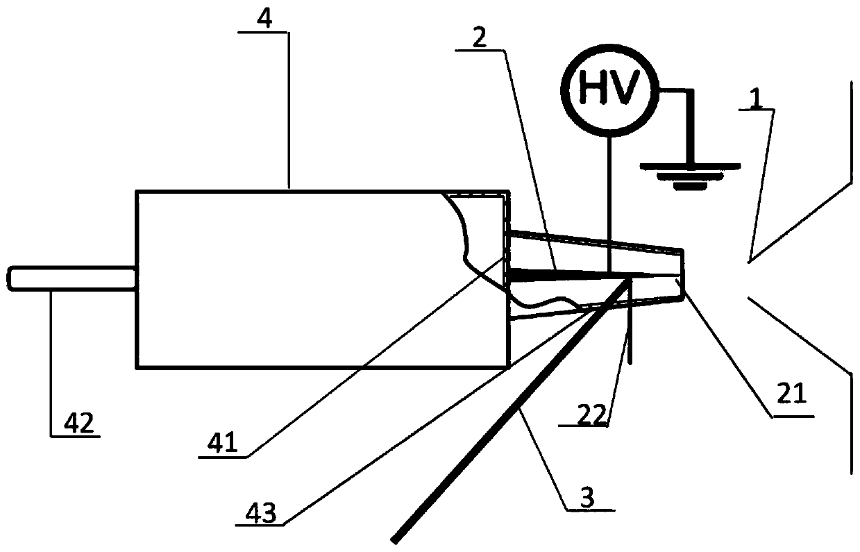 Liquid chromatography-mass spectrometry combined analysis method and interface device thereof