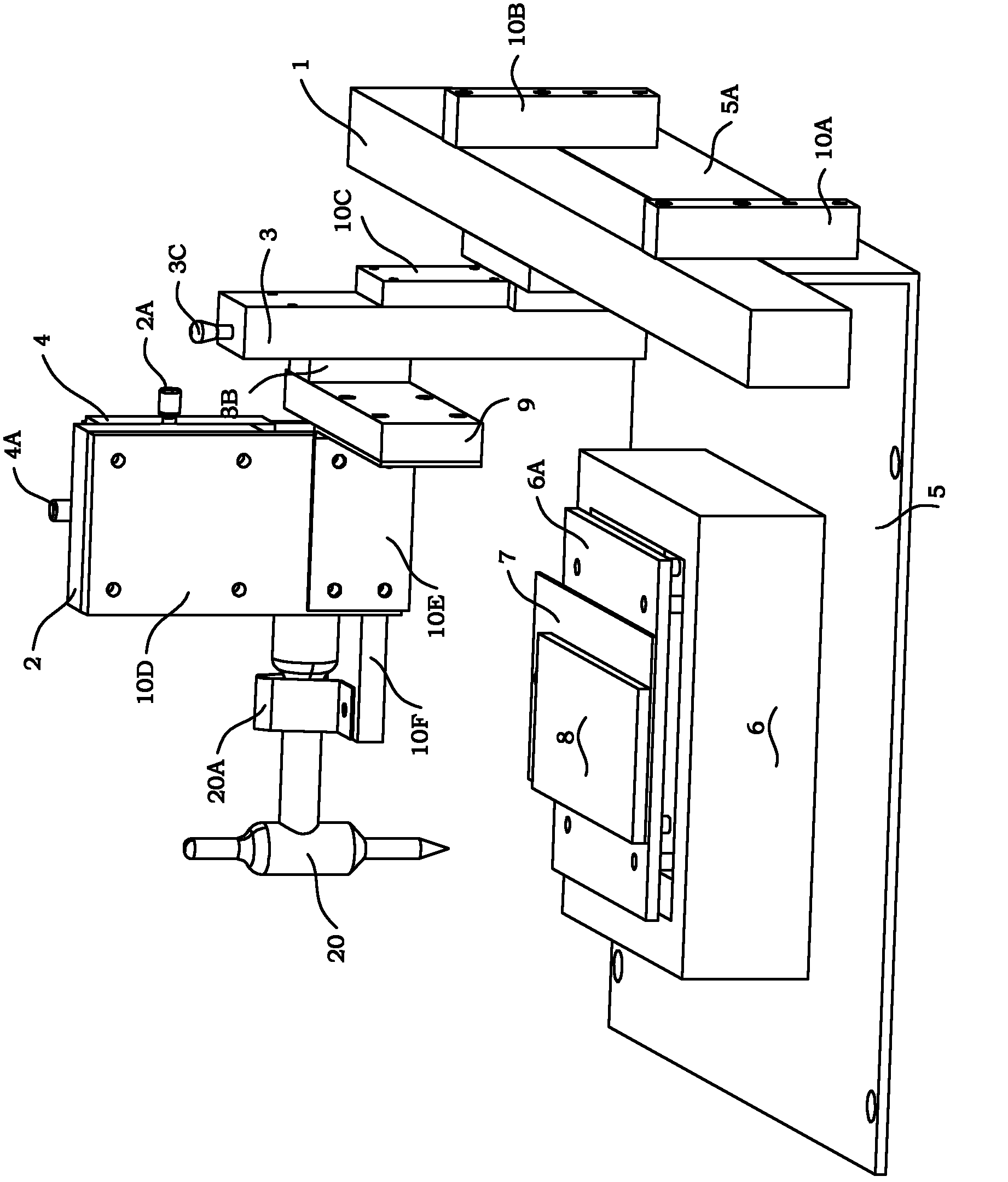 Platform for measuring average arc force of superaudio-frequency pulse TIG (Tungsten Inert Gas) welding