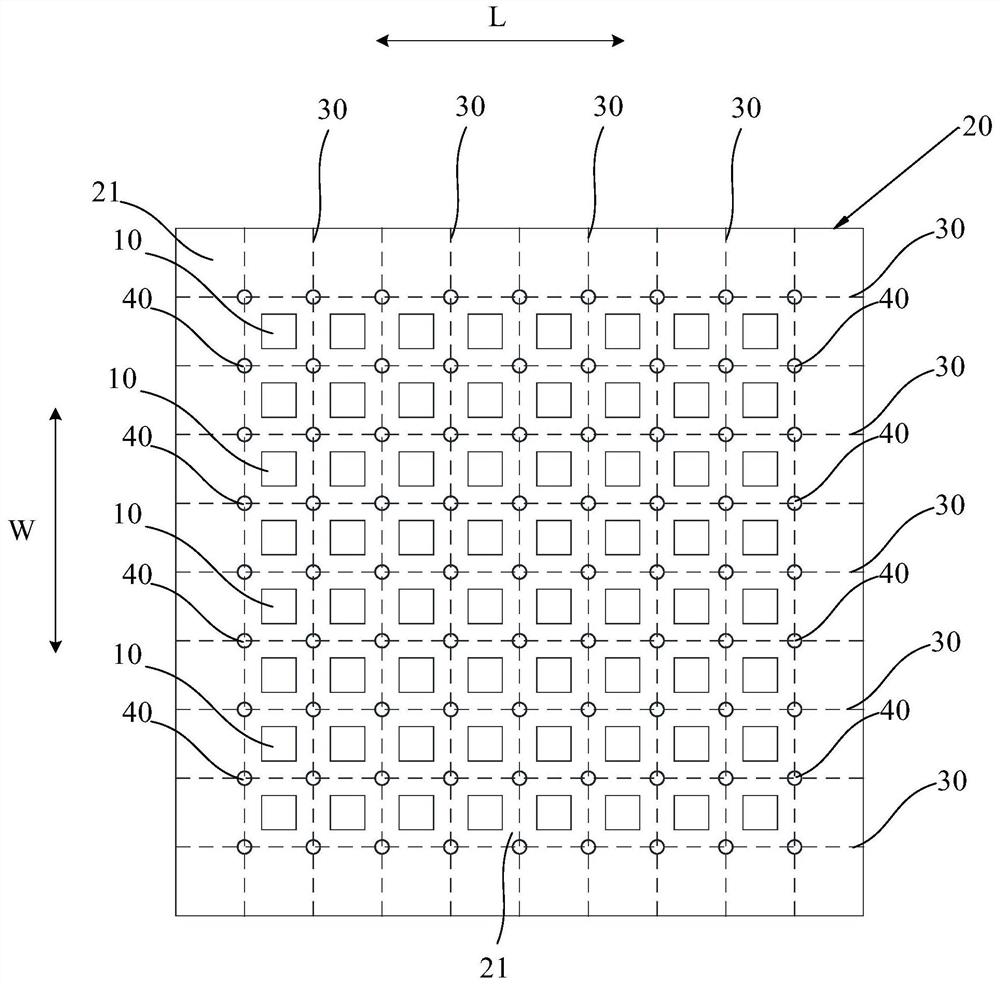 Packaging patch positioning method